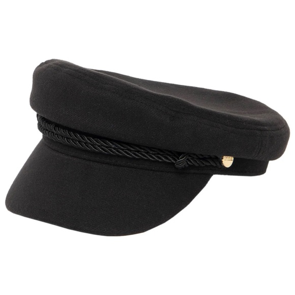 Trina Turk Accessories - Trina Turk‎ Black Brim Classic Baker Cap